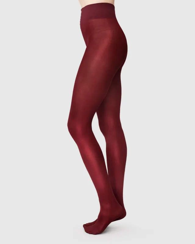 Sanna Glossy Tights Wine sold by Ivalo.com