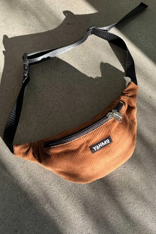 Cord Bum Bag Caramel sold by Ivalo.com