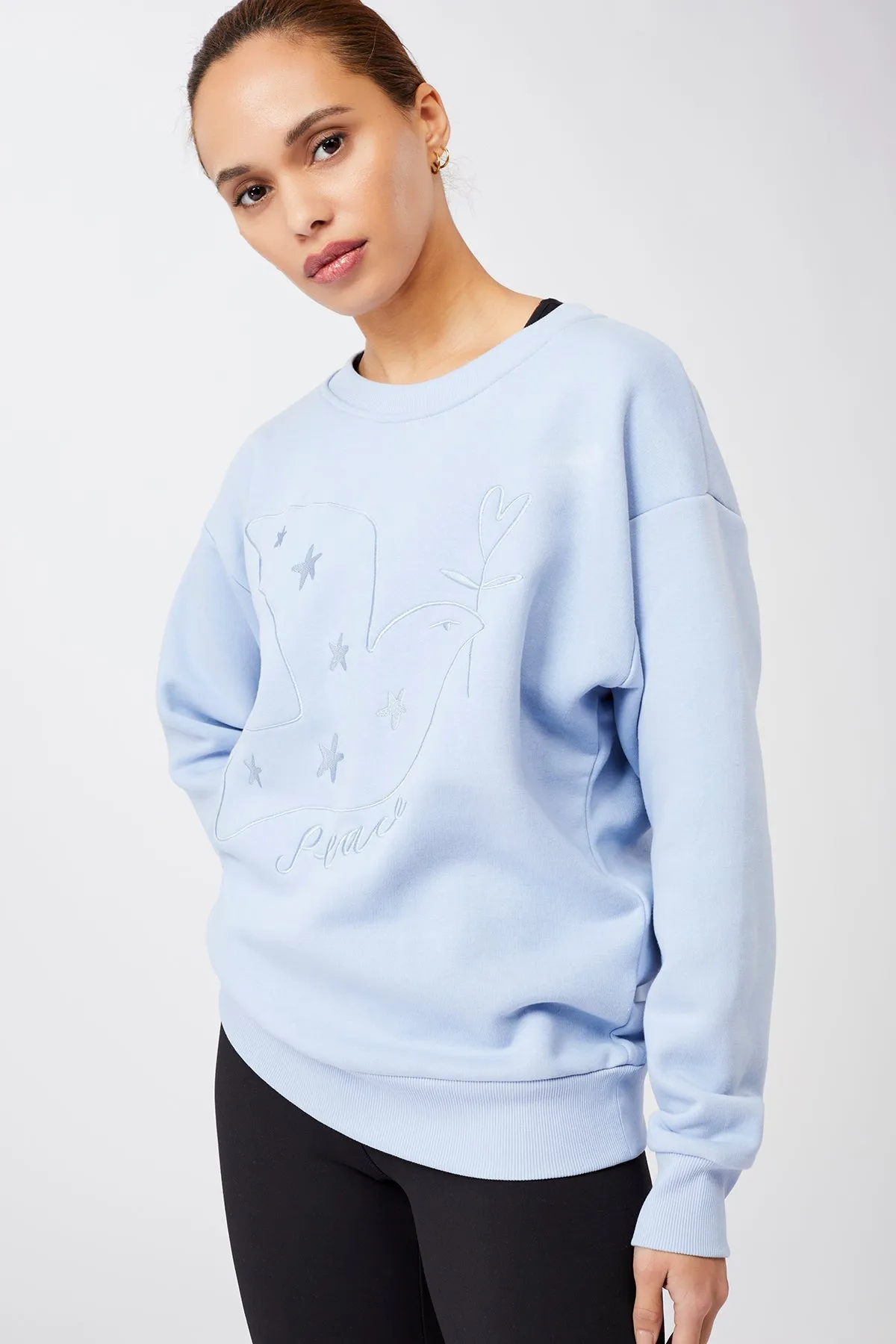 Peace Sweater Sky Blue sold by Ivalo.com product image thumbnail 2