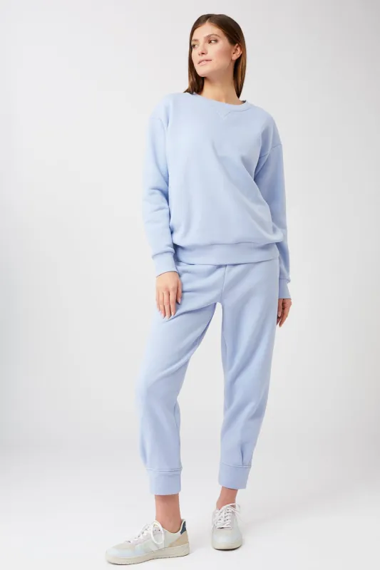 Natural Dye Sweater + Natural Dye Track Pants Sky Blue sold by Ivalo.com