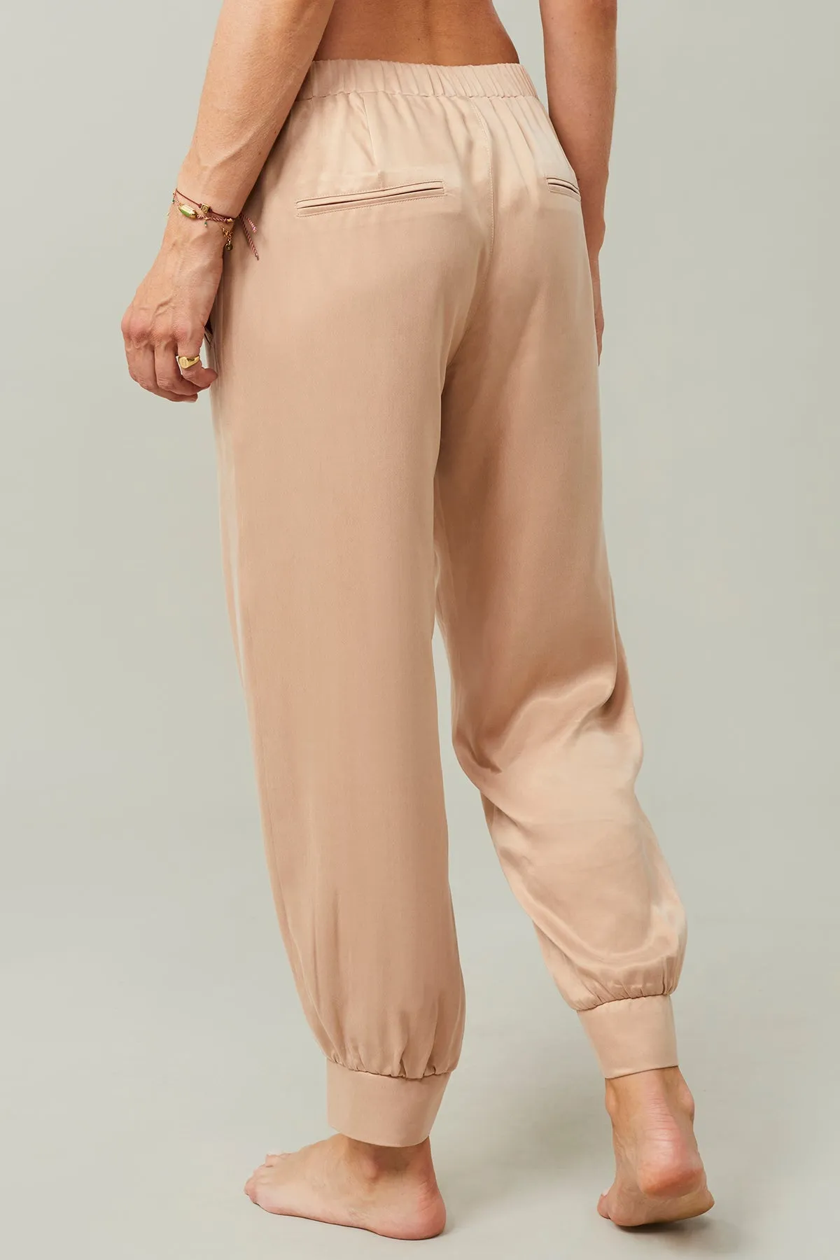 Vegan Silk Pants Gold sold by Ivalo.com product image thumbnail 5