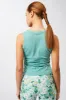 Cropped Ruffled Top Seafoam sold by Ivalo.com