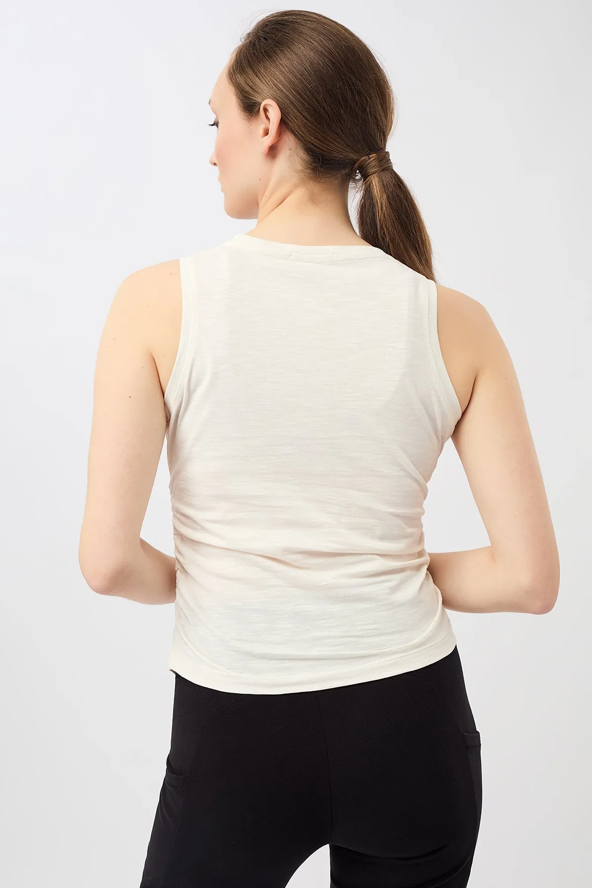 Cropped Ruffled Top White sold by Ivalo.com product image thumbnail 3