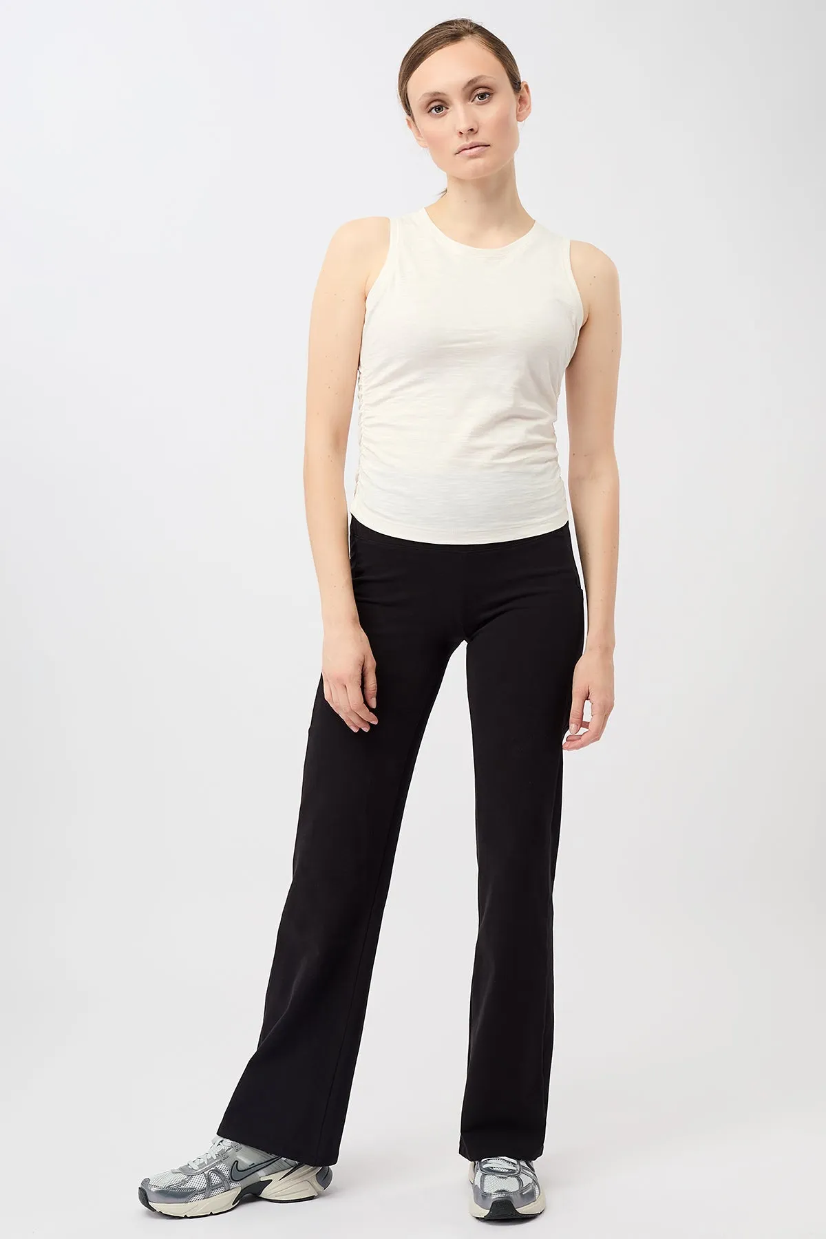 Cropped Ruffled Top White sold by Ivalo.com