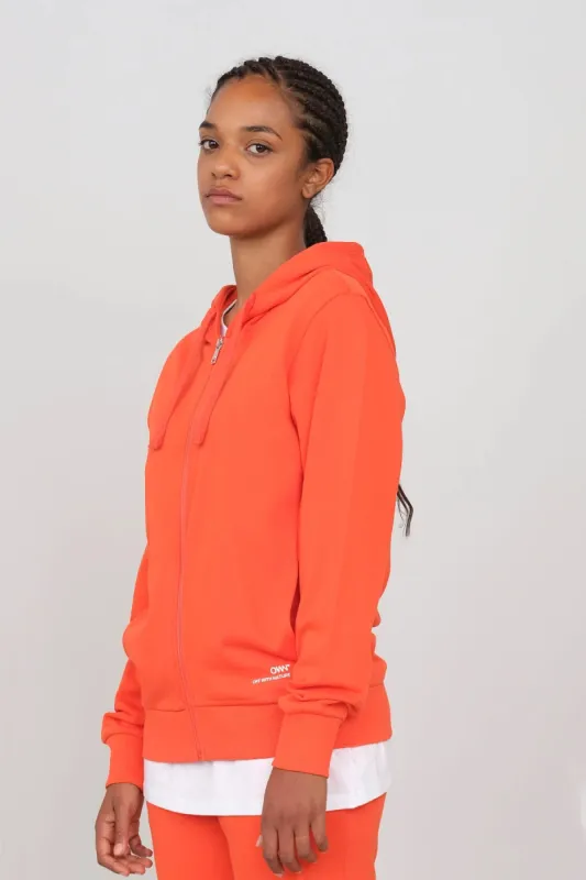 Women's Hoodie With A Zipper Tomato sold by Ivalo.com