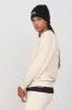 Women's Gauzed Crewneck Sweatshirt Ecru sold by Ivalo.com
