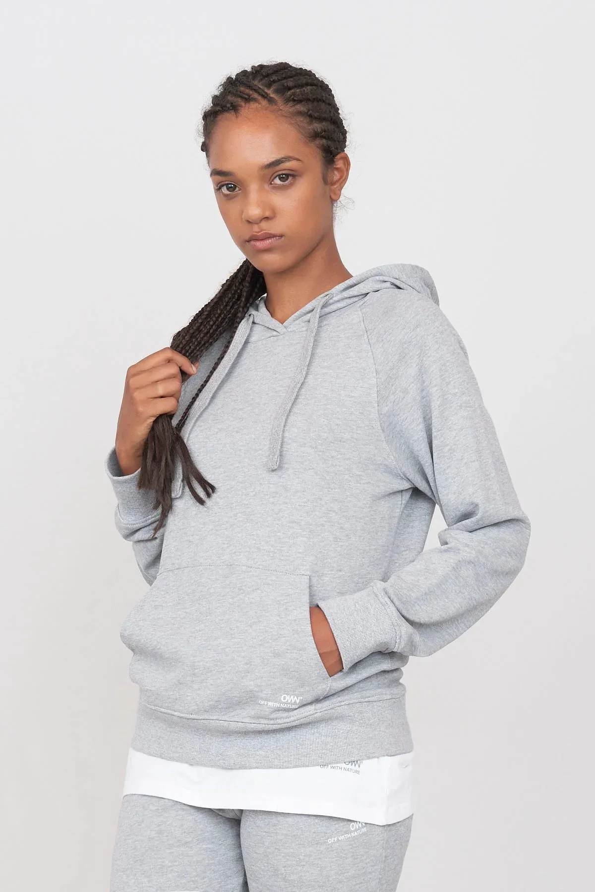 Women's Hoodie Grey sold by Ivalo.com