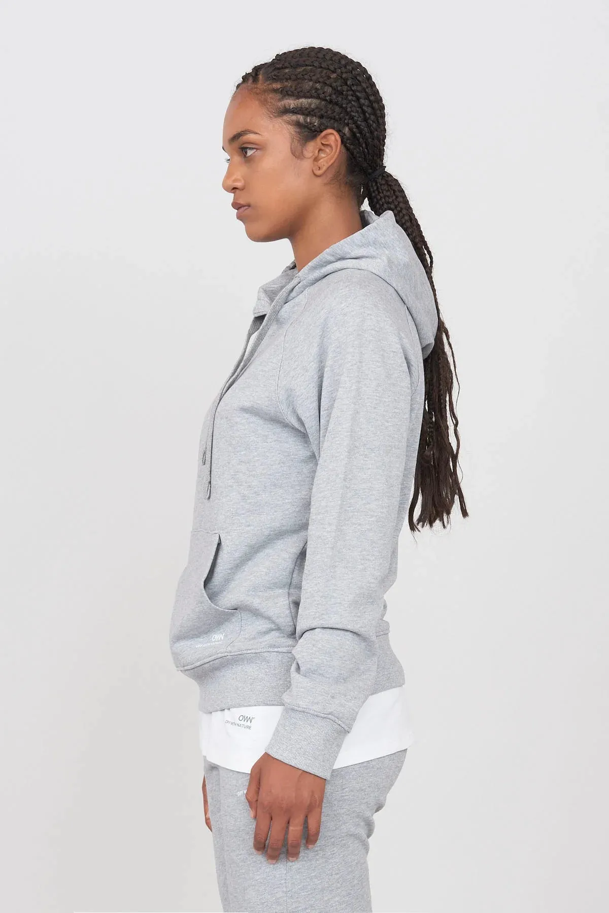 Women's Hoodie Grey sold by Ivalo.com product image thumbnail 2