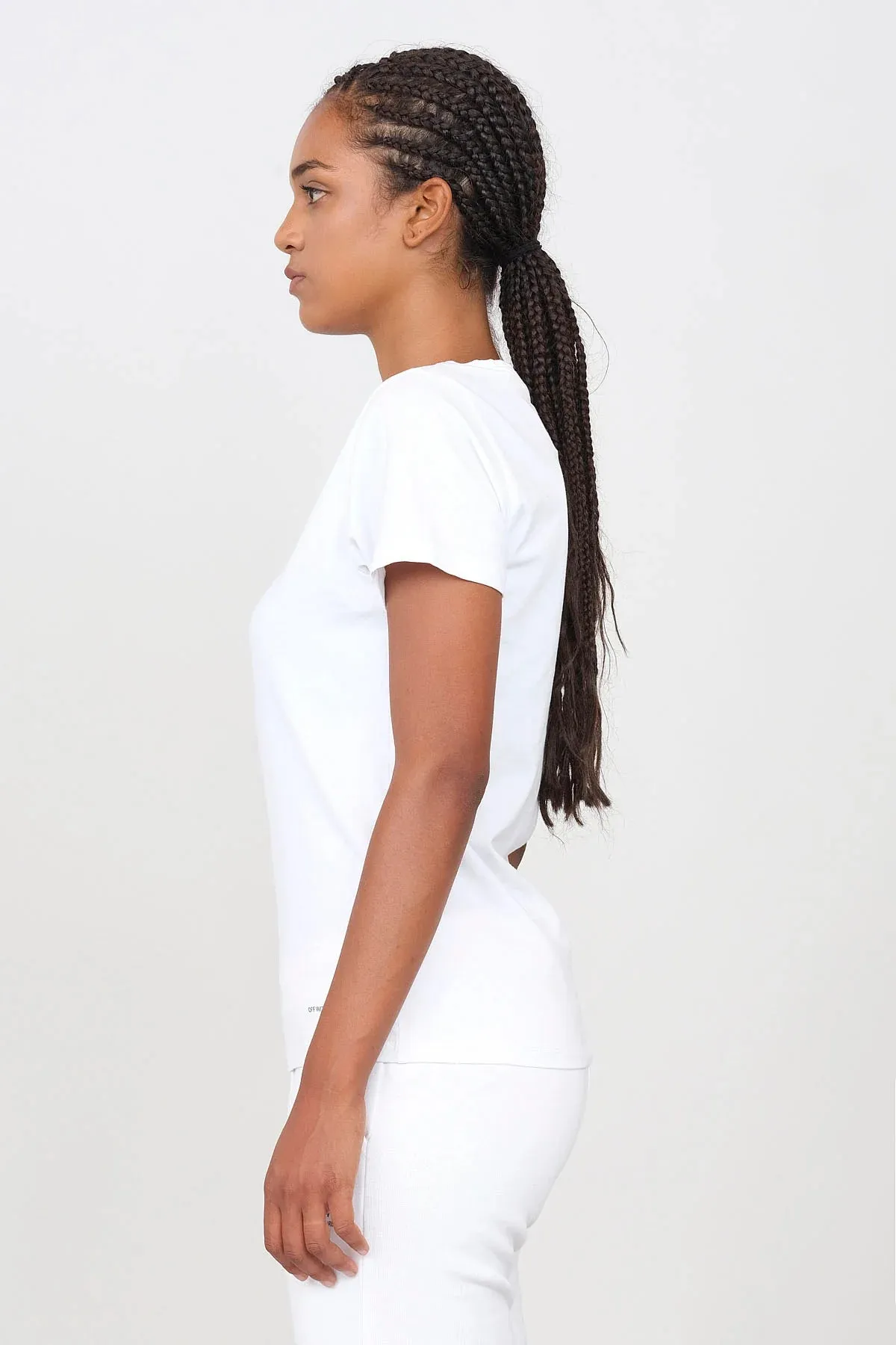 Women's Crewneck T-Shirt White sold by Ivalo.com product image thumbnail 2