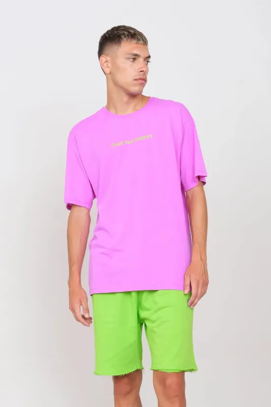 Printed Crewneck T-Shirt Anemone sold by Ivalo.com