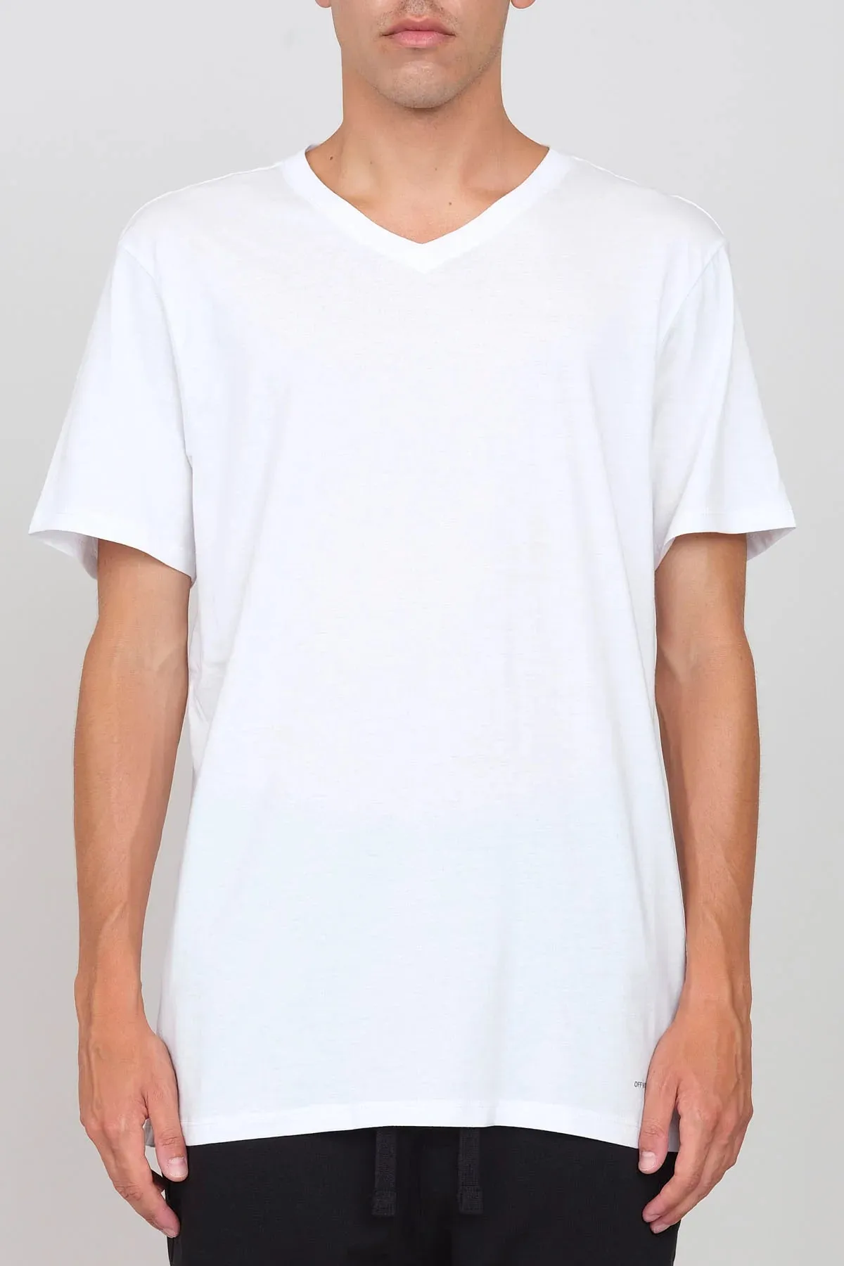 Men's V-Neck T-Shirt White sold by Ivalo.com product image thumbnail 3