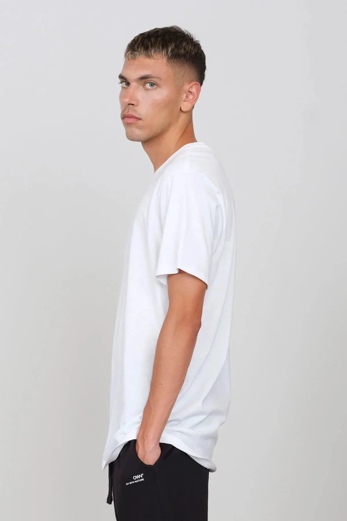 Men's V-Neck T-Shirt White sold by Ivalo.com