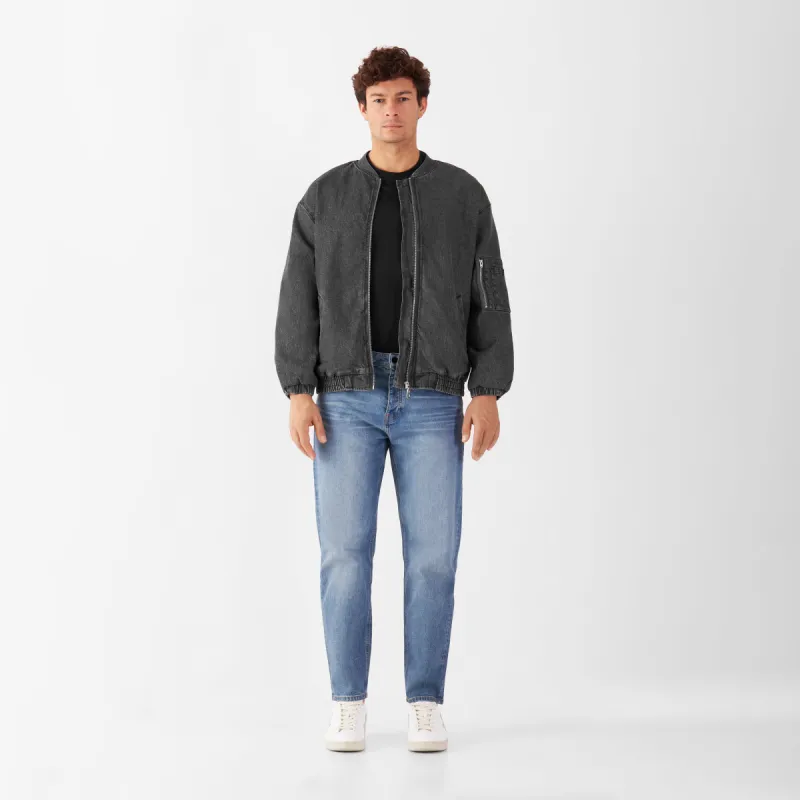 Peacer Denim Jacket Dark Grey sold by Ivalo.com