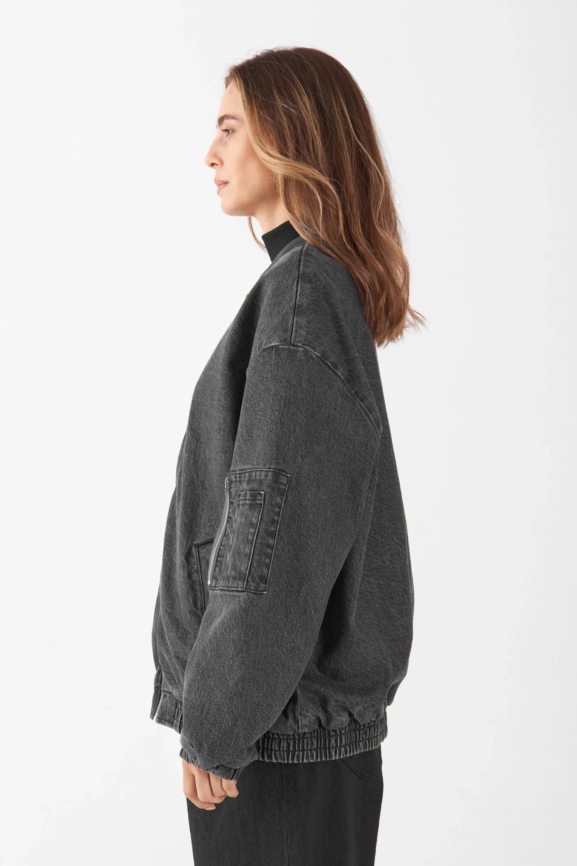 Peacer Denim Jacket Dark Grey sold by Ivalo.com product image thumbnail 2