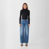 Ash Barrel Leg Basic Jeans Medium Blue sold by Ivalo.com