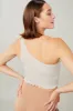 One Shoulder Top Pistacchio sold by Ivalo.com