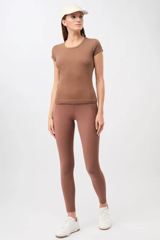 Piqué Roundneck Cappuccino sold by Ivalo.com