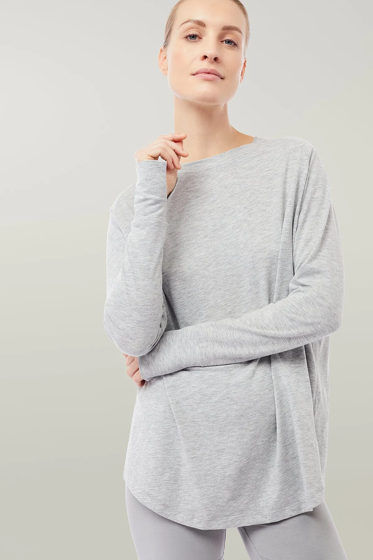 Active Long Sleeve Melange Grey sold by Ivalo.com