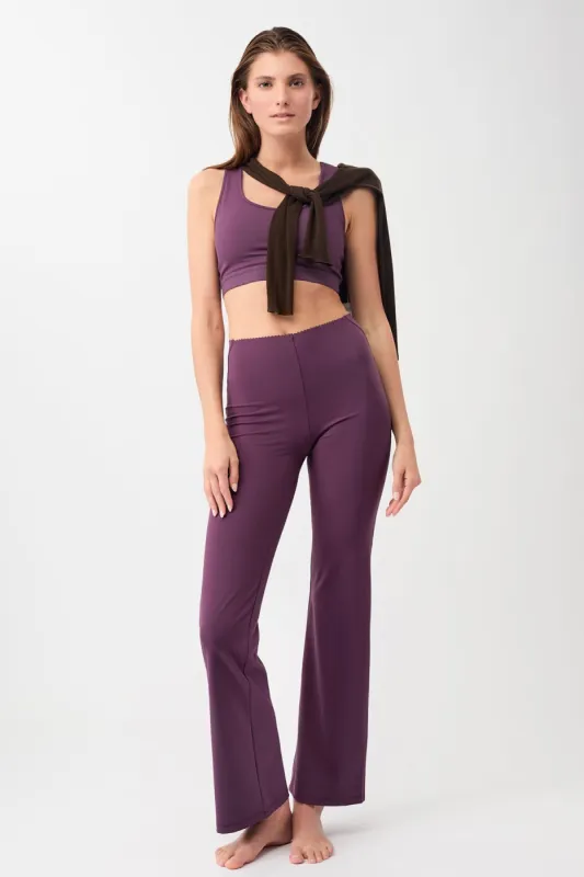 Flared Workout Pants Purple Passion sold by Ivalo.com