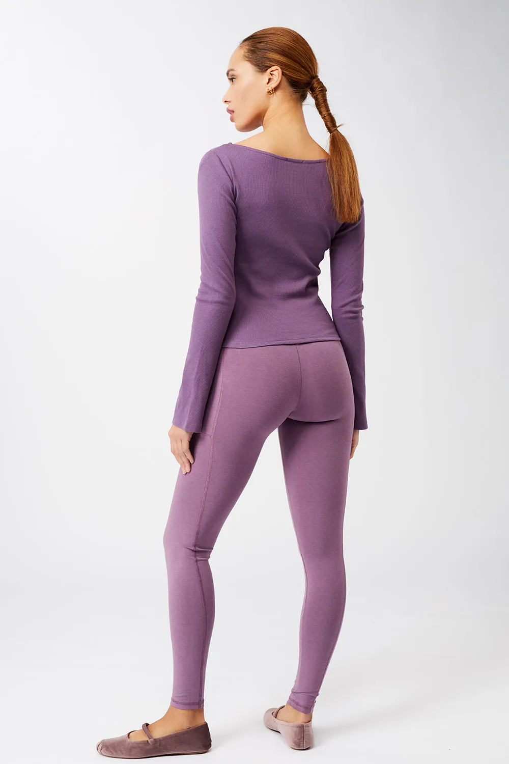 Ribbed Boat Neckline Grape sold by Ivalo.com product image thumbnail 4