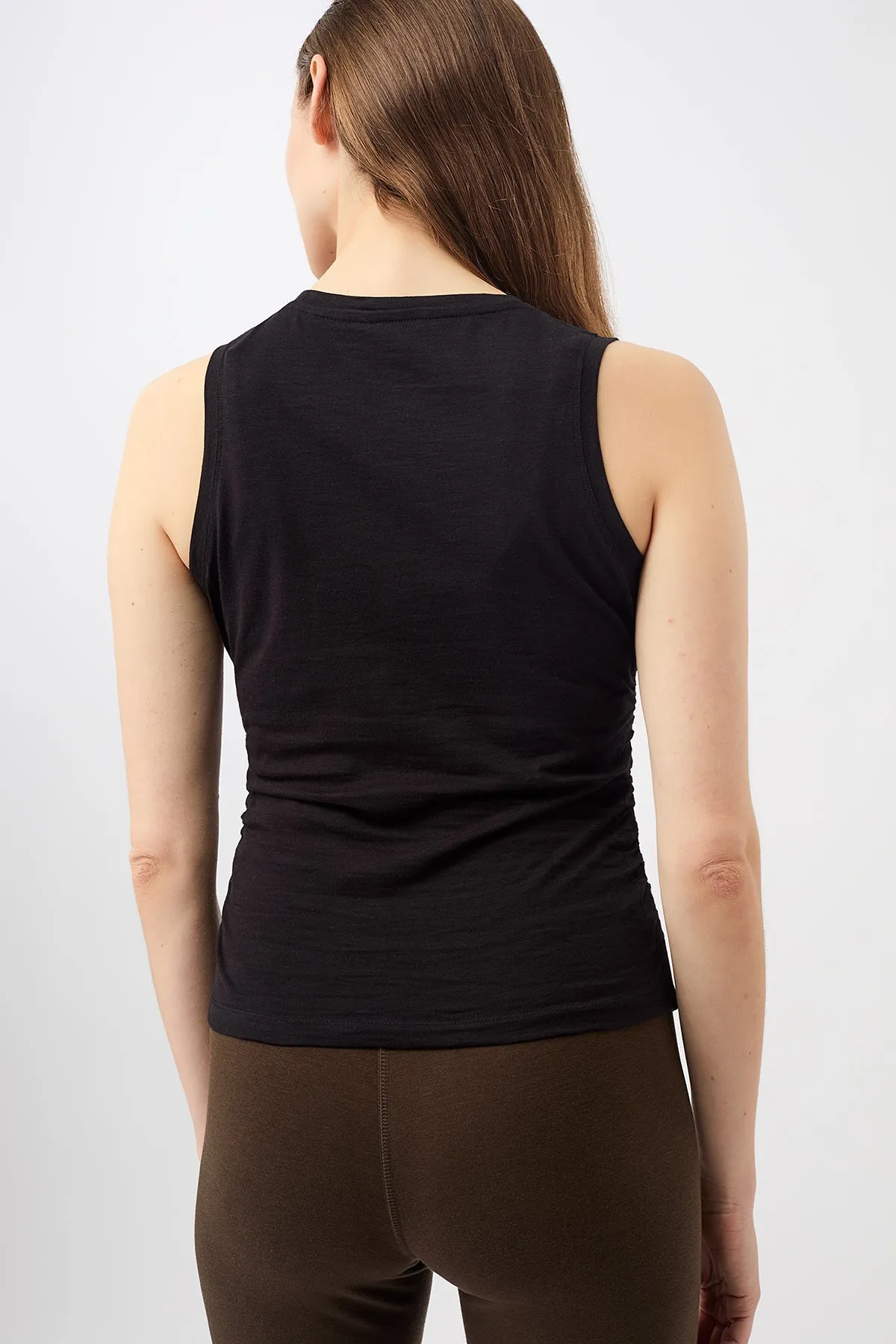 Cropped Ruffled Top Black sold by Ivalo.com product image thumbnail 5