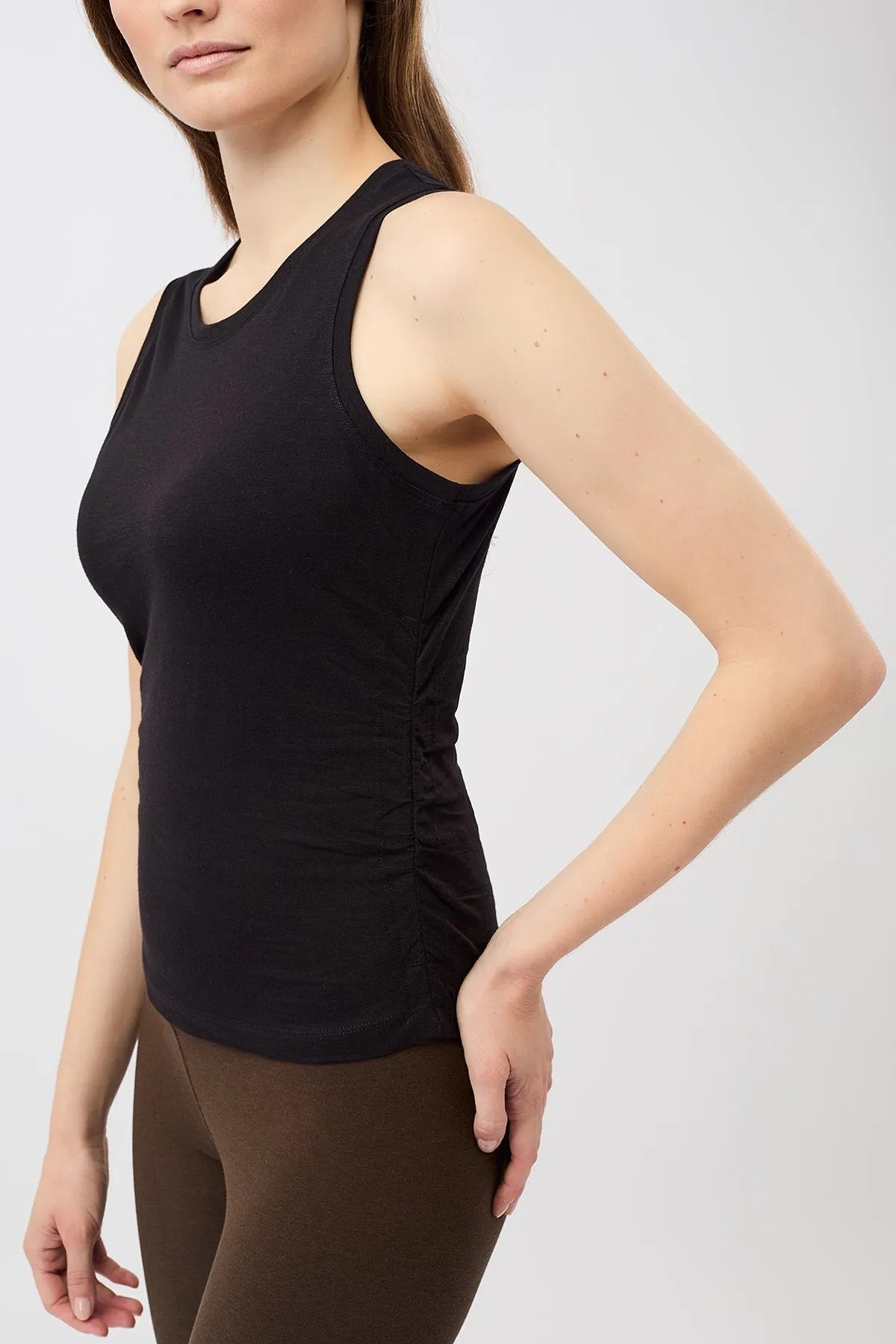 Cropped Ruffled Top Black sold by Ivalo.com product image thumbnail 3