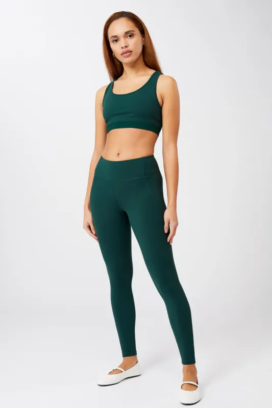 Sports Bra + Limitless Leggings Set Seaweed sold by Ivalo.com