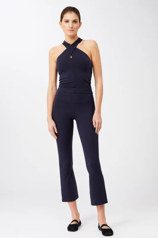 Tania Top + Cropped Flared Pants Set Night Sky sold by Ivalo.com