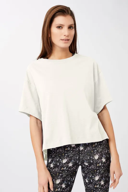 Boxy Tee White sold by Ivalo.com