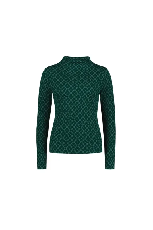 Iisi Wool Turtleneck Top Apila Green sold by Ivalo.com