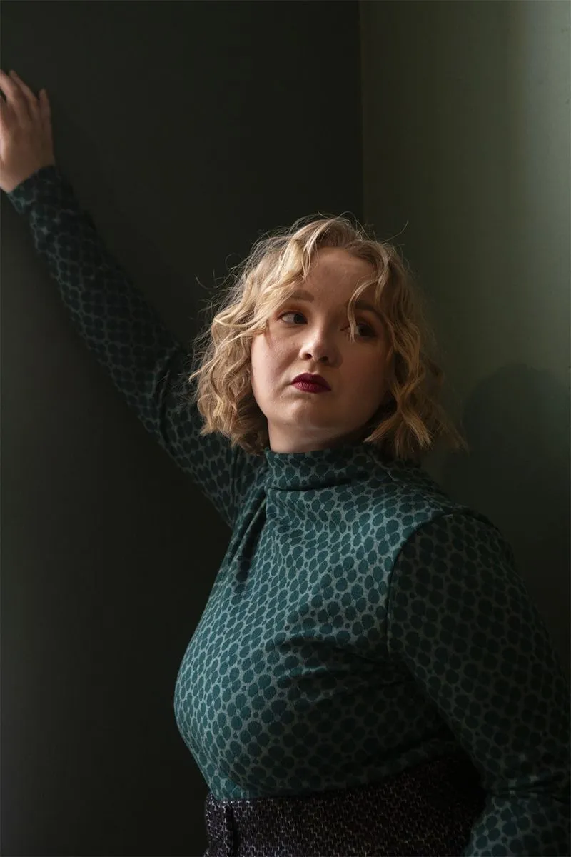 Iisi Wool Turtleneck Top Apila Green sold by Ivalo.com product image thumbnail 4