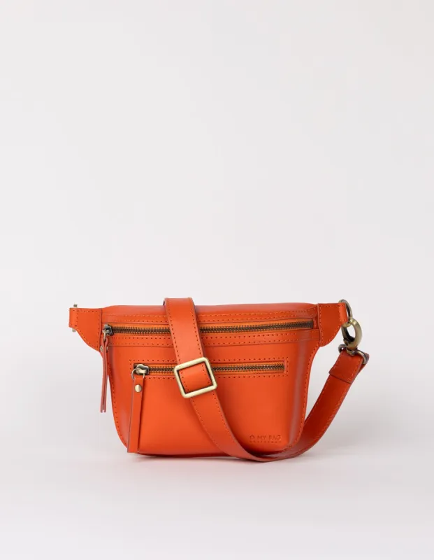 Beck's Bum Bag - Tangerine Classic Leather sold by Ivalo.com