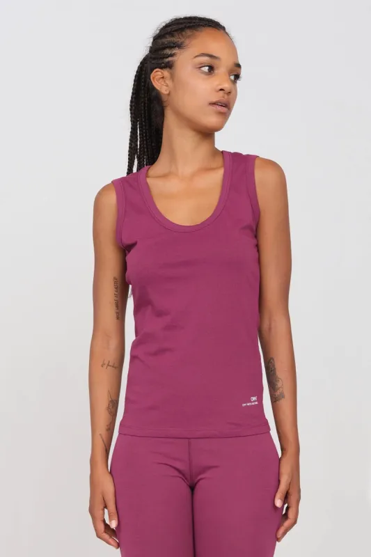 Women's Deep Neck Tank Top Grape sold by Ivalo.com