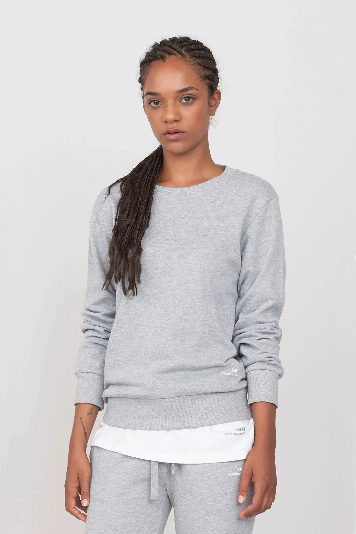 Women's Crewneck Sweatshirt Grey sold by Ivalo.com