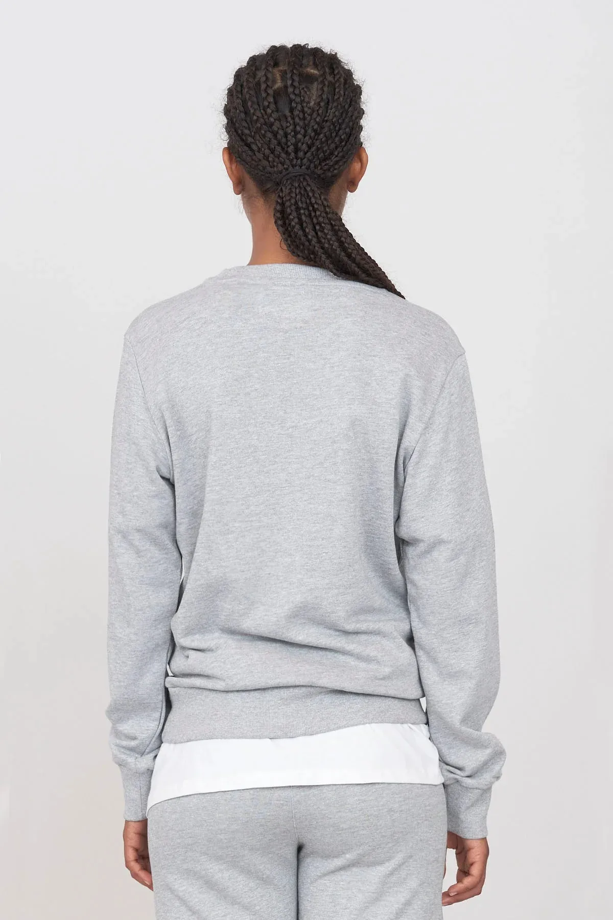 Women's Crewneck Sweatshirt Grey sold by Ivalo.com product image thumbnail 4