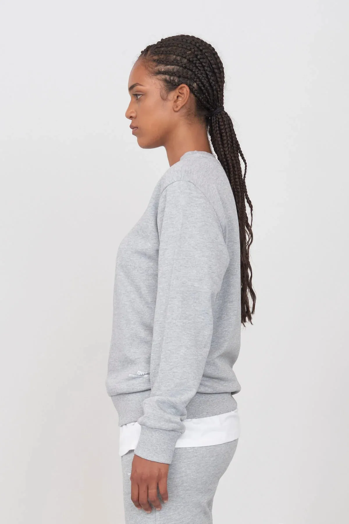 Women's Crewneck Sweatshirt Grey sold by Ivalo.com product image thumbnail 2