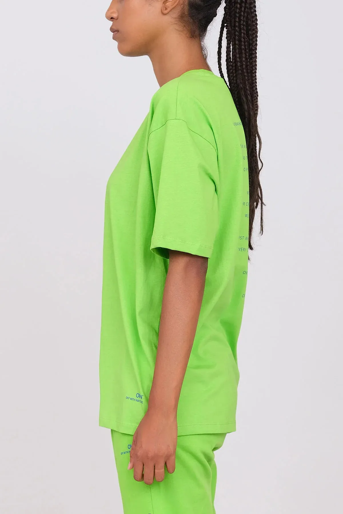 Unisex Oversize Crewneck T-Shirt Apple Green sold by Ivalo.com product image thumbnail 5