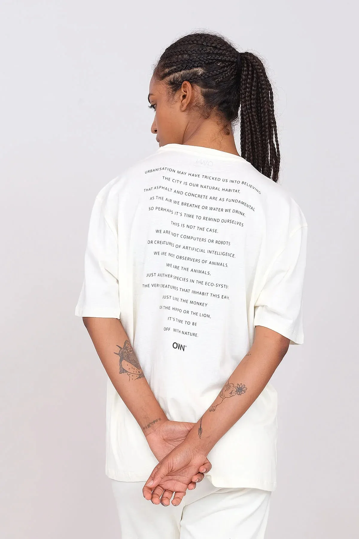 Unisex Oversize Crewneck T-Shirt Butter sold by Ivalo.com product image thumbnail 5