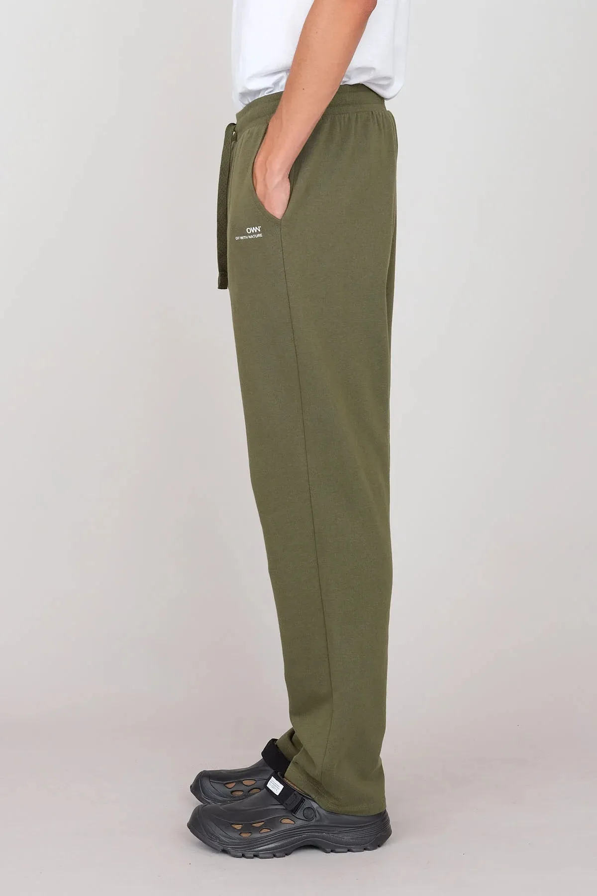 Men's Straight Gauzy Joggers Military Green sold by Ivalo.com product image thumbnail 3