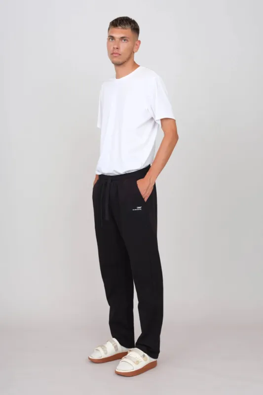Men's Straight Joggers Black sold by Ivalo.com