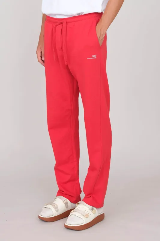 Men's Straight Joggers Red sold by Ivalo.com
