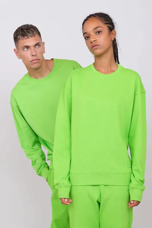 Unisex Oversize Crewneck Sweatshirt Apple Green sold by Ivalo.com