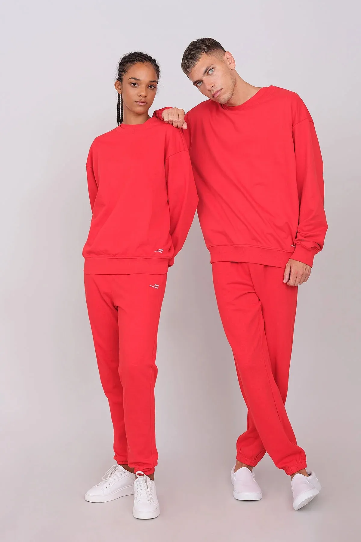 Unisex Oversize Crewneck Sweatshirt Red sold by Ivalo.com