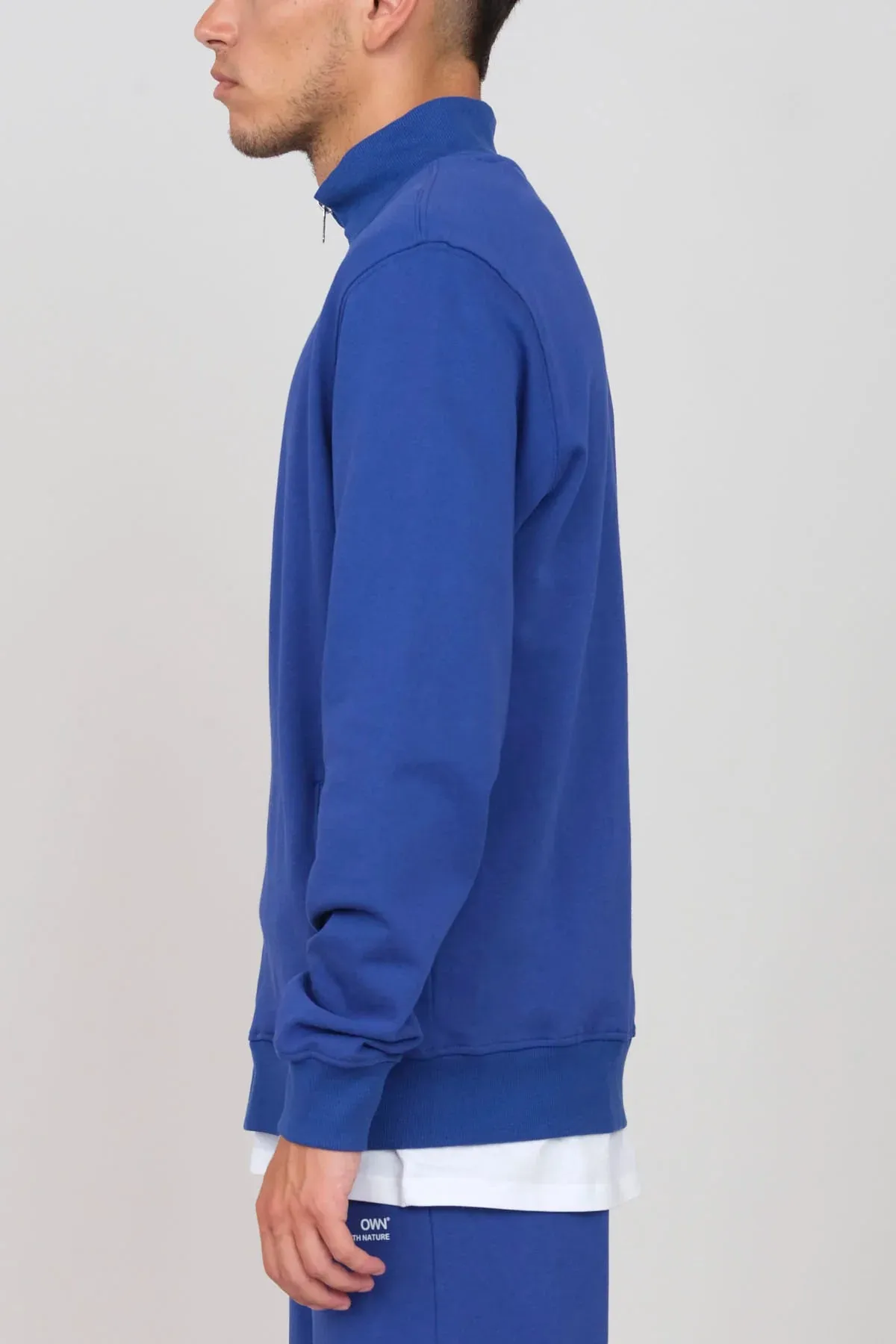 Men's Sweatshirt With A Zipper Royal Blue sold by Ivalo.com product image thumbnail 3