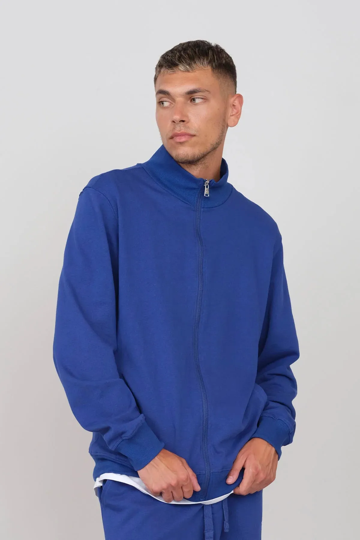 Men's Sweatshirt With A Zipper Royal Blue sold by Ivalo.com product image thumbnail 2
