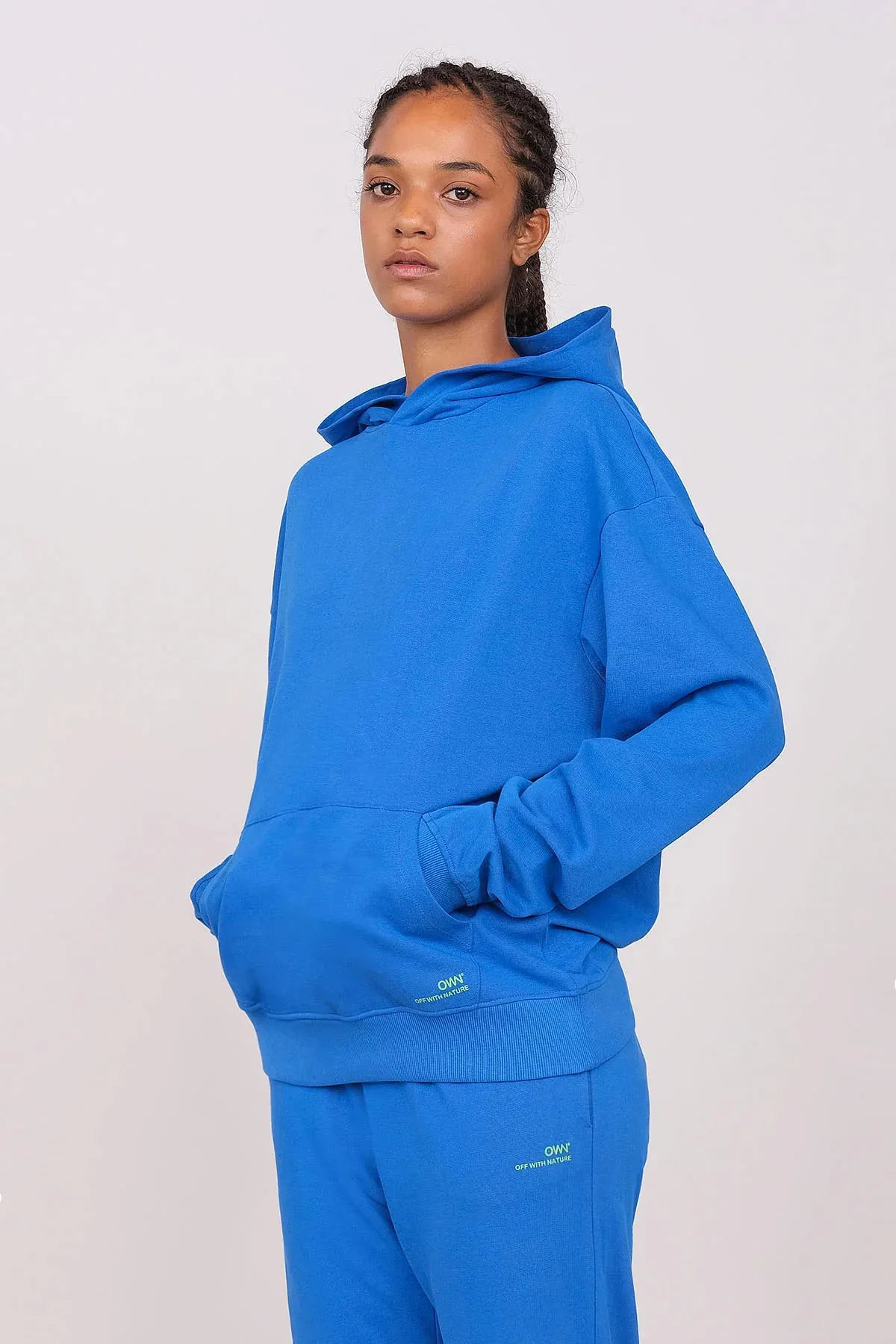 Unisex Oversize Hoodie Cobalt Blue sold by Ivalo.com product image thumbnail 2