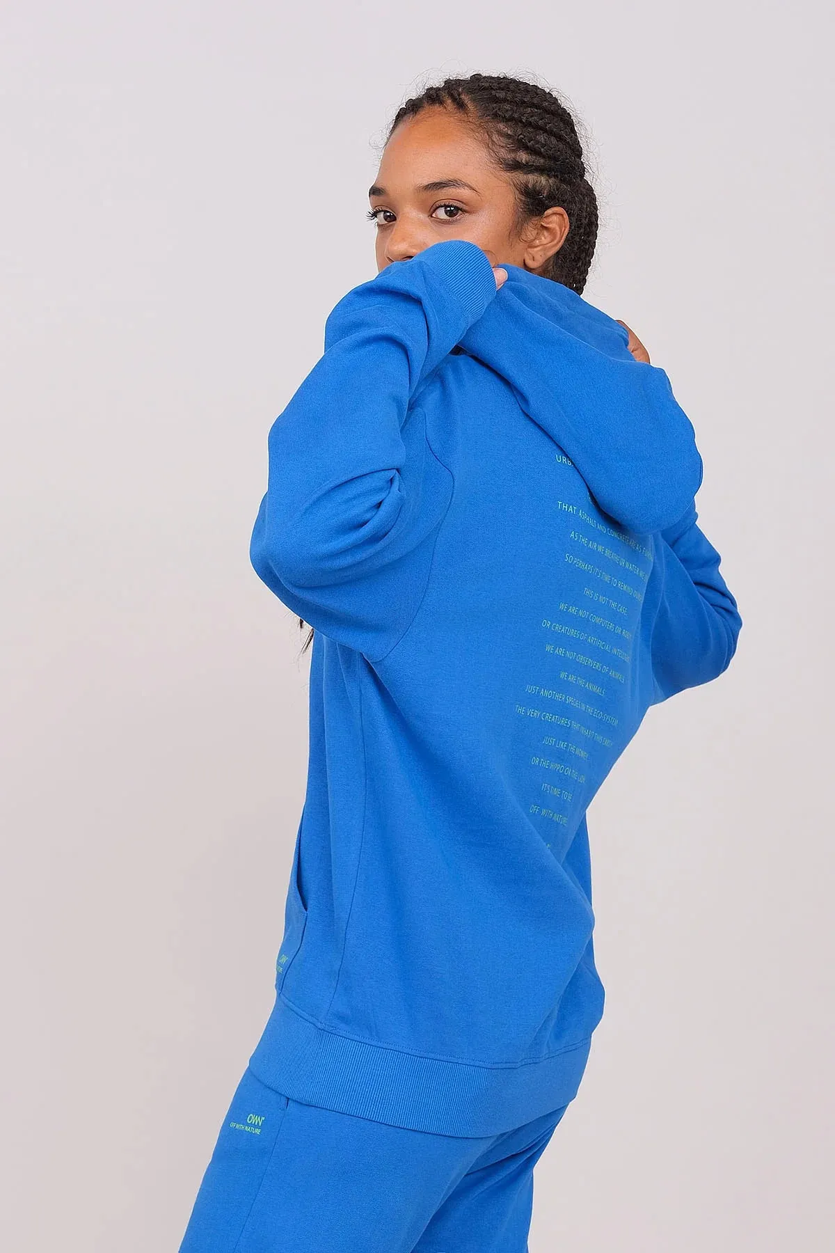 Unisex Oversize Hoodie Cobalt Blue sold by Ivalo.com product image thumbnail 4