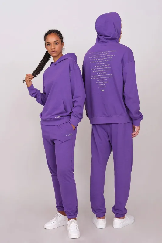 Unisex Oversize Hoodie Purple sold by Ivalo.com