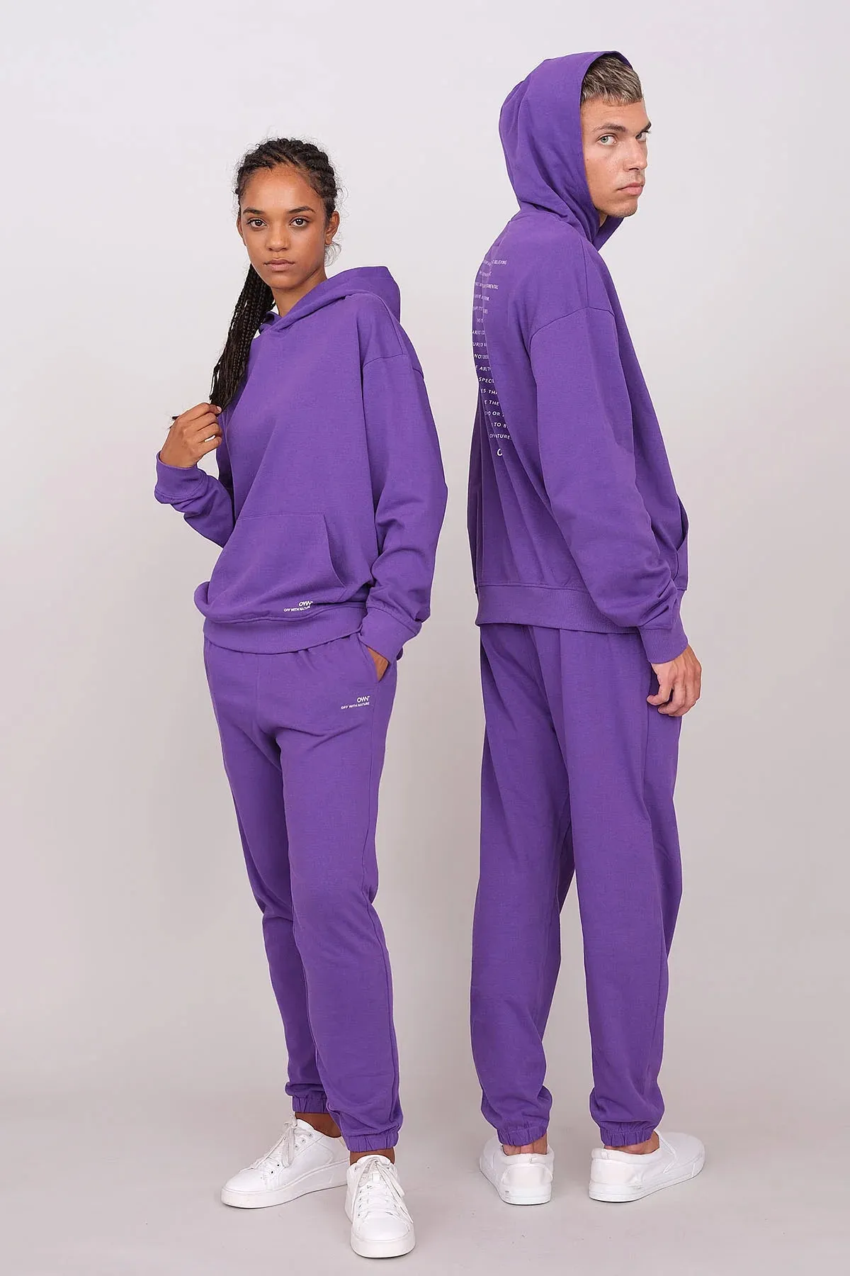 Oversize Unisex Joggers Violet sold by Ivalo.com product image thumbnail 2
