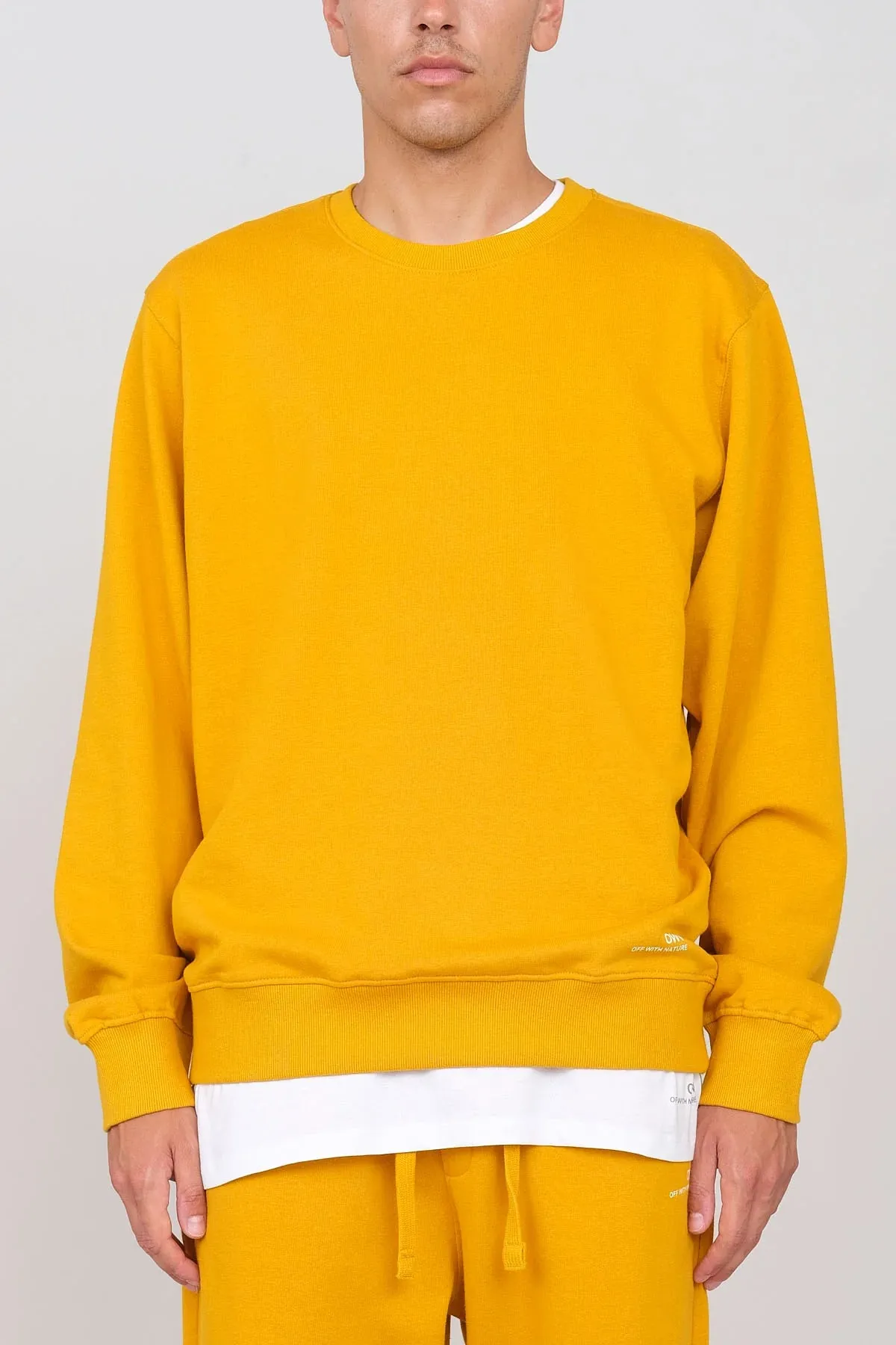 Men's Gauzy Crewneck Sweatshirt Ochre sold by Ivalo.com product image thumbnail 2